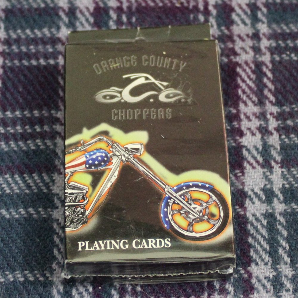 NWT Orange County Choppers Motorcycle Playing Cards